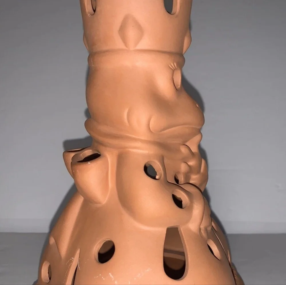PartyLite Terracotta Frog Prince Princess Candle Holder - Picture 11 of 13